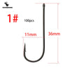 BadgerKing Aberdeen Fishing Hook 100pcs/lot