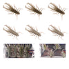 Westbass 4Pcs/Lot 3.5cm-7cm Soft Plastic Creature Bait