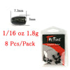 TheTime 1/16-1 OZ Bullet Weight Sinkers 1.8-28g