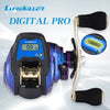 Lurekiller DFS20 Digital Display 5+1BB 6.3:1 Low Profile Line Counter Electronic Baitcasting Reel