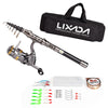 Lixada 1.5M/1.8M/2.1M/2.4M Telescopic Spinning Rod and Reel Combo Kit