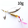 Double Blade Sequin Spinner 6.3/6.5/6.6cm - 1PC