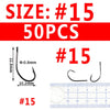 Bimoo 50/25PCS Multiple Purpose High Carbon Steel Fish Hooks