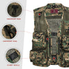 Multicolor Camo Quick Dry Fishing Vest