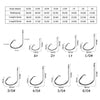 High Carbon Steel Circle Hook - 20PC