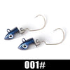 FTK 2pcs/lot 5g 12g 25g Jig Head Hook