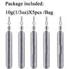 Drop Shot Pencil Sinkers - 5pcs