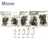 Mizugwa 25pcs/lot Size 1/0-5/0 Weedless Barbed Fishing Hook