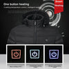 Mens 9 Zone USB Winter Heated Jacket