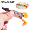 Proleurre 1Pc Double Propeller Flipper Duck Fishing Lure
