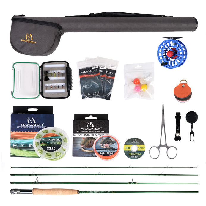 Maxcatch PREMIER Fly Fishing Rod Reel Combo Kit – Pro Tackle World