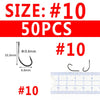 Bimoo 50/25PCS Multiple Purpose High Carbon Steel Fish Hooks