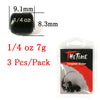 TheTime 1/16-1 OZ Bullet Weight Sinkers 1.8-28g