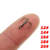 Outkit 5pcs/box Micro Treble Hook 12-20#