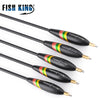 FISH KING 5 styles Barguzinsky Fir Stick Float