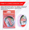 Angryfish 50M Transparent/Pink Fluorocarbon Fishing Line