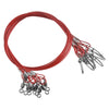 10Pcs/lot 50cm Heavy Duty 150Lbs/68kg Steel Wire Leader with Swivel