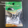 10pcs/lot 1g 2g 3g 5g 7g 15g Round Head Jigging Hook