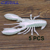 Cerill 5Pcs/Lot 9cm 12g Soft Plastic Crawfish Lure