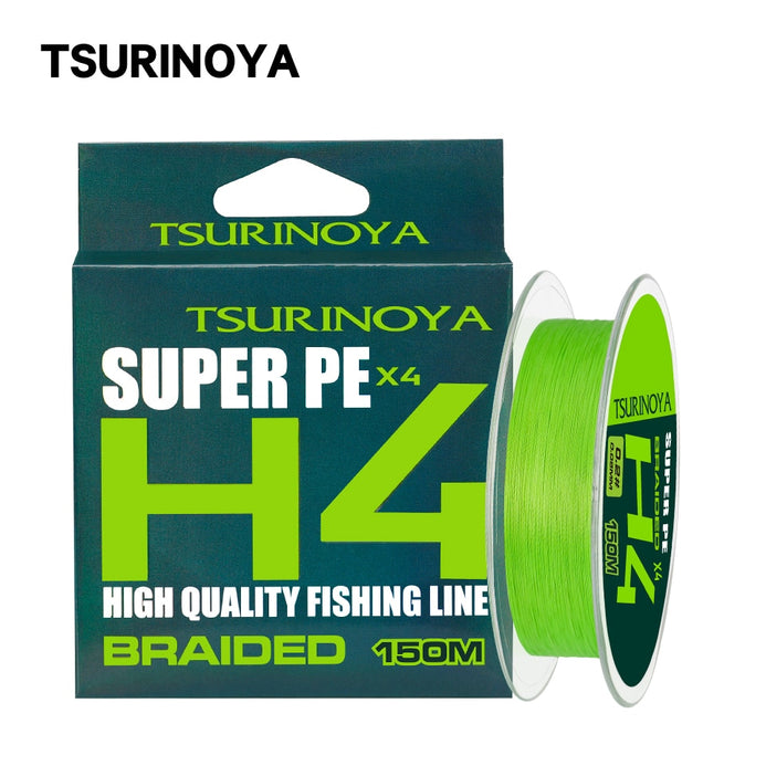 Tsurinoya H4 4-8lb 150m PE Braided Fishing Line – Pro Tackle World