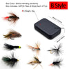 MNFT 32/40/56Pcs/Box Dry/Wet Trout Nymph Fly Fishing Lure