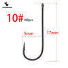 BadgerKing Aberdeen Fishing Hook 100pcs/lot