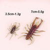 Westbass 4Pcs/Lot 3.5cm-7cm Soft Plastic Creature Bait