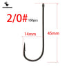 BadgerKing Aberdeen Fishing Hook 100pcs/lot