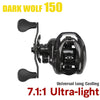 Tsurinoya DARK WOLF DF150 Baitcasting Reel 7.1:1 7KG Max Drag 182g 10+1BB