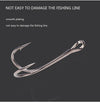 FTK 10-20pcs 2 4 6 1/0 2/0 3/0# Double Frog Fishing Hooks