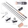 Lixada LF 4 Section Fly Fishing Rod Reel Combo Starter Kit