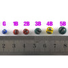 MNFT Split Shot Sinkers Multicolor covered with PU Rubber