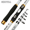 Ghotda 2.1M -3.6M Hard FRP Carbon Fiber Telescopic Fishing Rod