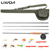 Lixada LF 4 Section Fly Fishing Rod Reel Combo Starter Kit