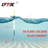 FTK 5pcs Luminous Barguzinsky Fir Stick Floats