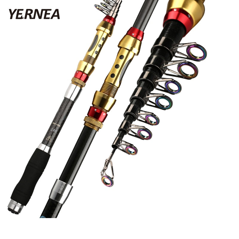 Yernea 1.8-3.6M Telescopic Spinning Fishing Rod