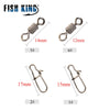 FISH KING 20pcs 16/20/25cm Anti-bite Steel Wire Leader with Swivel