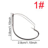 Weedless Barbed Wacky Fishing Hook - 20pcs