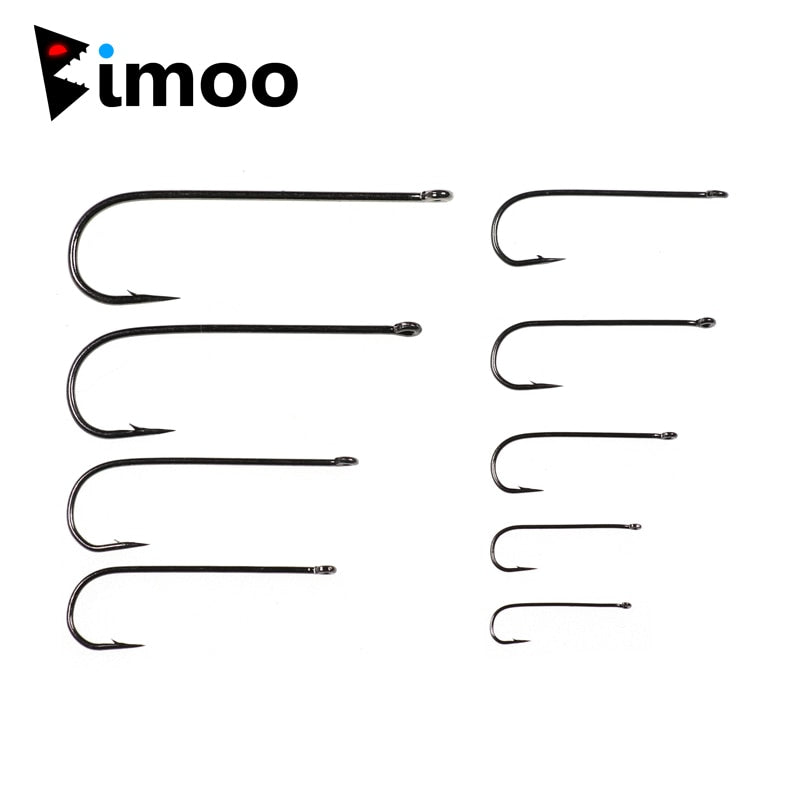 Bimoo 50pcs/lot Size 10 4 2 2/0 3/0 Aberdeen Long Shank Fish Hook – Pro  Tackle World