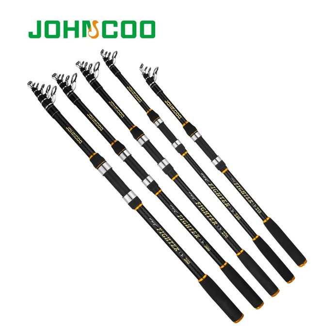 JOHNCOO Fighter 2.1/2.4/2.7m Telescopic Fishing Rod – Pro Tackle World