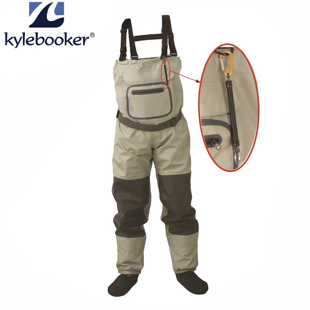 Piscifun® Breathable Chest Waders Stocking Foot Waders Fishing Waders