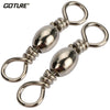 Goture 200pcs/lot Size 10, 8, 6, 4, 2, 1/0 Rolling Barrel Swivels