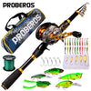 ProBeros 2.1m Telescopic Baitcasting Rod + Reel Set