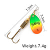 FISH KING 3.9g 4.6g 7.4g 10.8g 15g Spinner