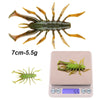 Westbass 4Pcs/Lot 3.5cm-7cm Soft Plastic Creature Bait