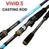 JOHNCOO Vivid 2.1m/1.92m UL/L M/ML Fast Action Spinning Trout Rod
