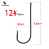 BadgerKing Aberdeen Fishing Hook 100pcs/lot