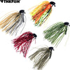 THKFISH 5Pcs 7g /10g/14g Skirted Jig Set