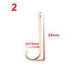 Mizugiwa 100pcs/lot Long Shank Aberdeen Fishing Hooks