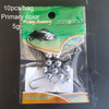 10pcs/lot 1g 2g 3g 5g 7g 15g Round Head Jigging Hook